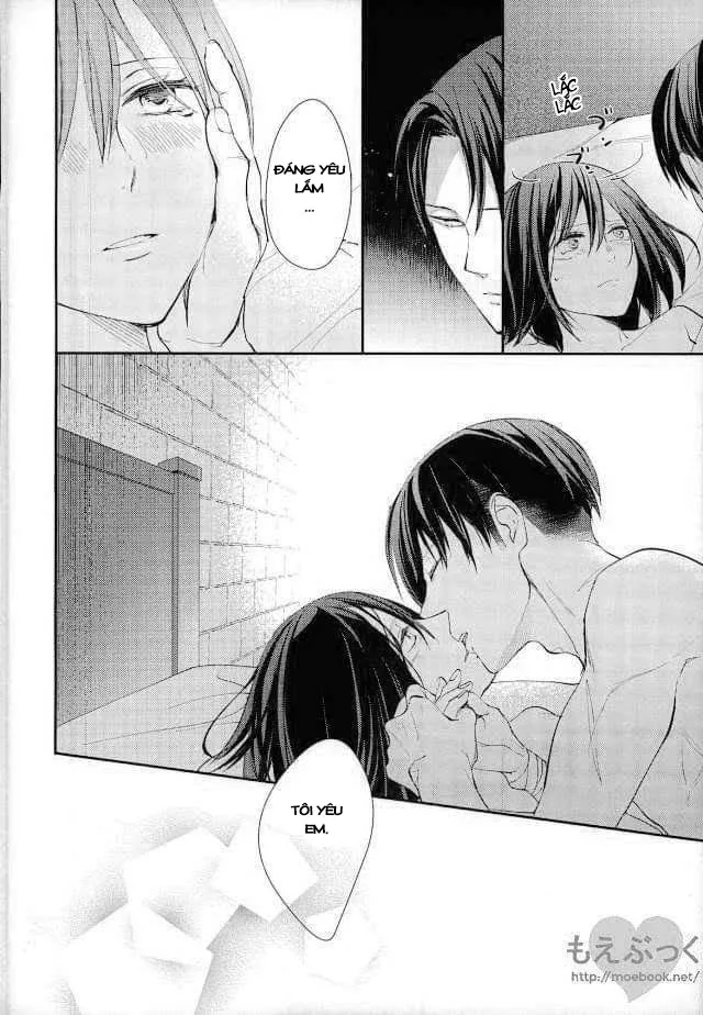 HentaiVN.net - Ảnh 33 - Chẳng thể đợi chờ (Shingeki no Kyojin) [Matte Nado Irarenai] - Chap 1