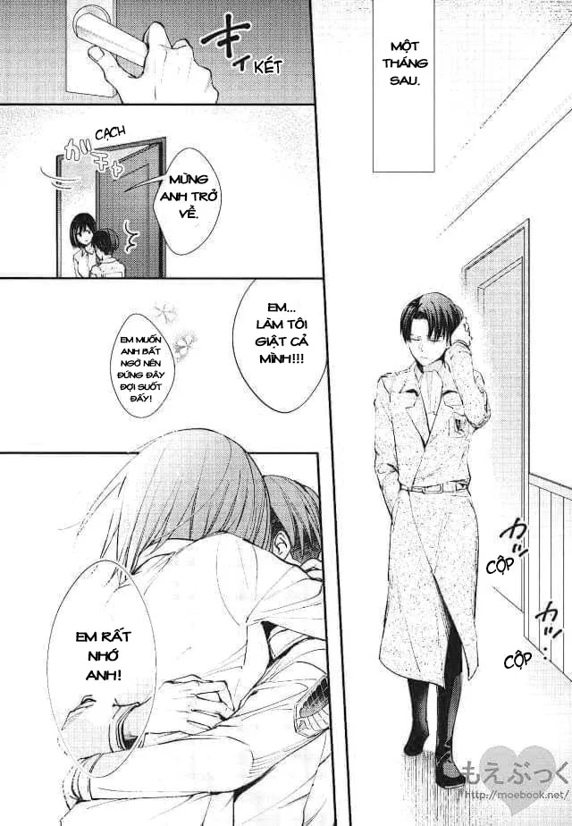 HentaiVN.net - Ảnh 35 - Chẳng thể đợi chờ (Shingeki no Kyojin) [Matte Nado Irarenai] - Chap 1