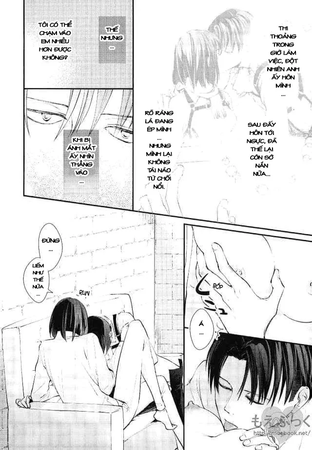 HentaiVN.net - Ảnh 6 - Chẳng thể đợi chờ (Shingeki no Kyojin) [Matte Nado Irarenai] - Chap 1