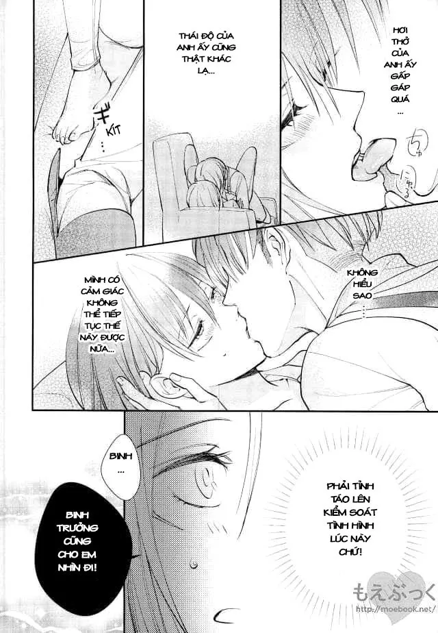 HentaiVN.net - Ảnh 8 - Chẳng thể đợi chờ (Shingeki no Kyojin) [Matte Nado Irarenai] - Chap 1
