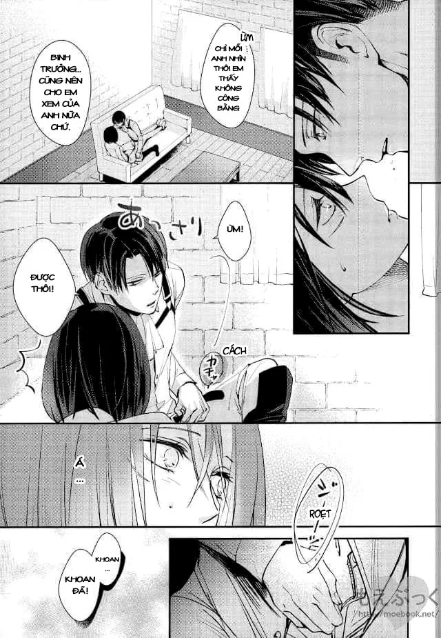 HentaiVN.net - Ảnh 9 - Chẳng thể đợi chờ (Shingeki no Kyojin) [Matte Nado Irarenai] - Chap 1