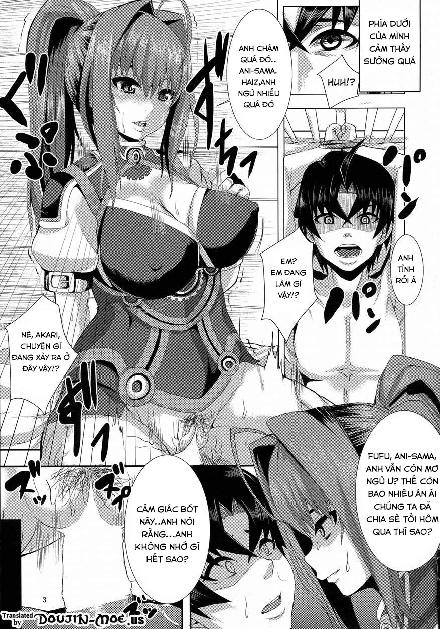 HentaiVN.net - Ảnh 3 - Kouhaku Kimidori X Tooru (Hitsugi no Chaika) [WHITE, RED, YELLOW, GREEN X TOORU] - Chap 1