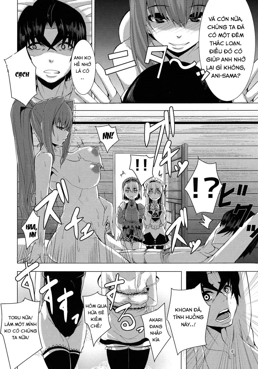 HentaiVN.net - Ảnh 6 - Kouhaku Kimidori X Tooru (Hitsugi no Chaika) [WHITE, RED, YELLOW, GREEN X TOORU] - Chap 1