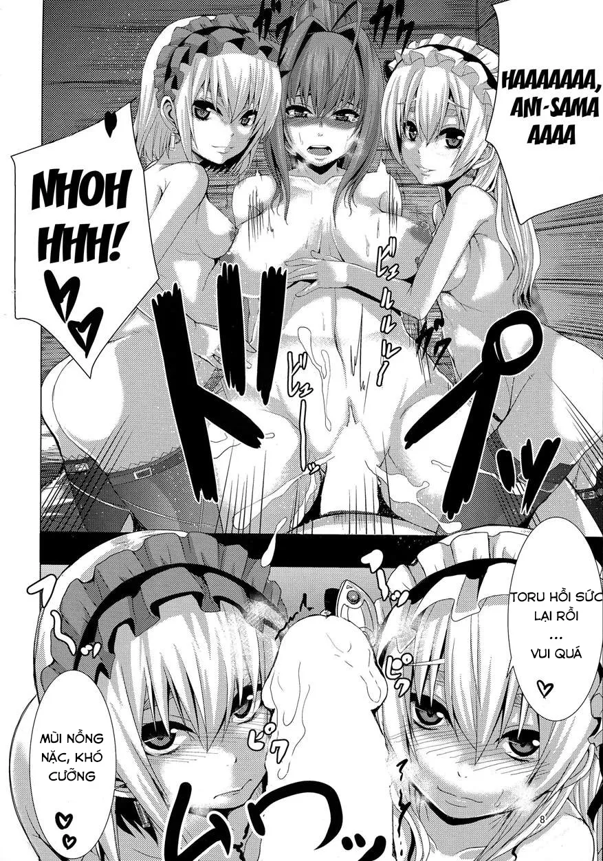 HentaiVN.net - Ảnh 8 - Kouhaku Kimidori X Tooru (Hitsugi no Chaika) [WHITE, RED, YELLOW, GREEN X TOORU] - Chap 1