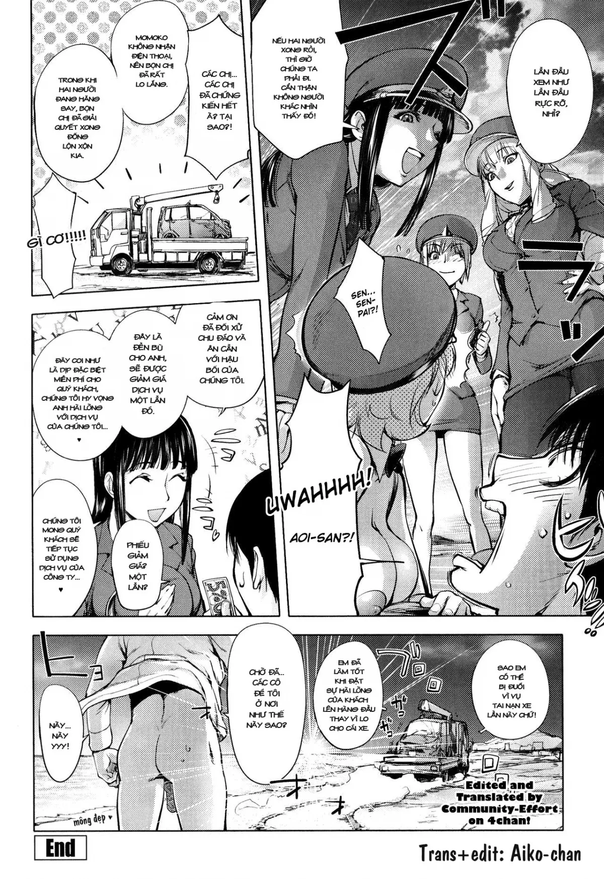 HentaiVN.net - Ảnh 20 - Cô tài xế xe đêm có tâm [Yondaime Yotaka Taxi Nighthawk Taxi The Fourth] - Chap 1