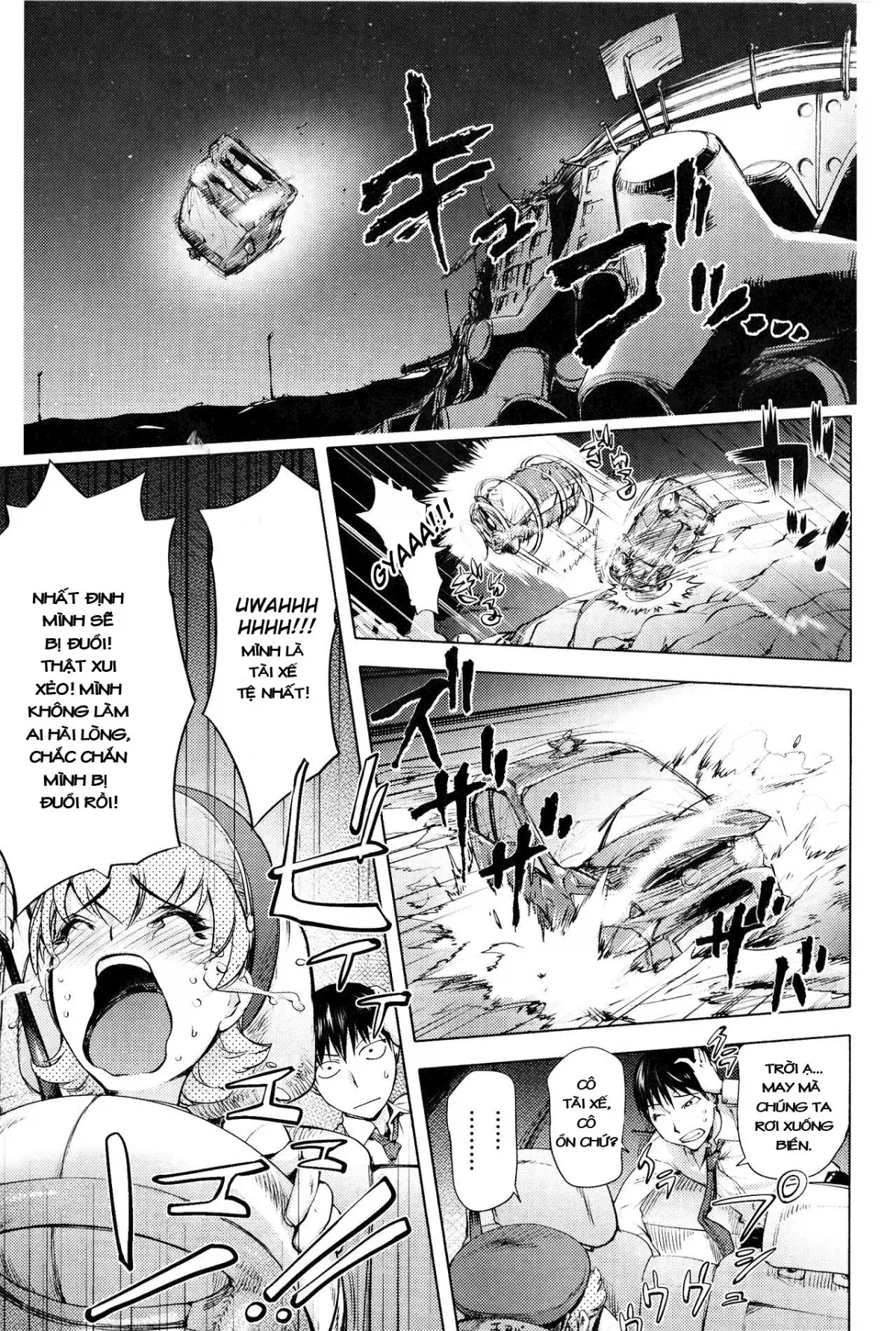 HentaiVN.net - Ảnh 5 - Cô tài xế xe đêm có tâm [Yondaime Yotaka Taxi Nighthawk Taxi The Fourth] - Chap 1