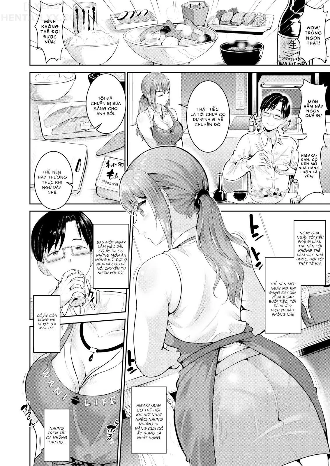 HentaiVN.net - Ảnh 3 - Please, Housekeeper of Mine - Chap 1