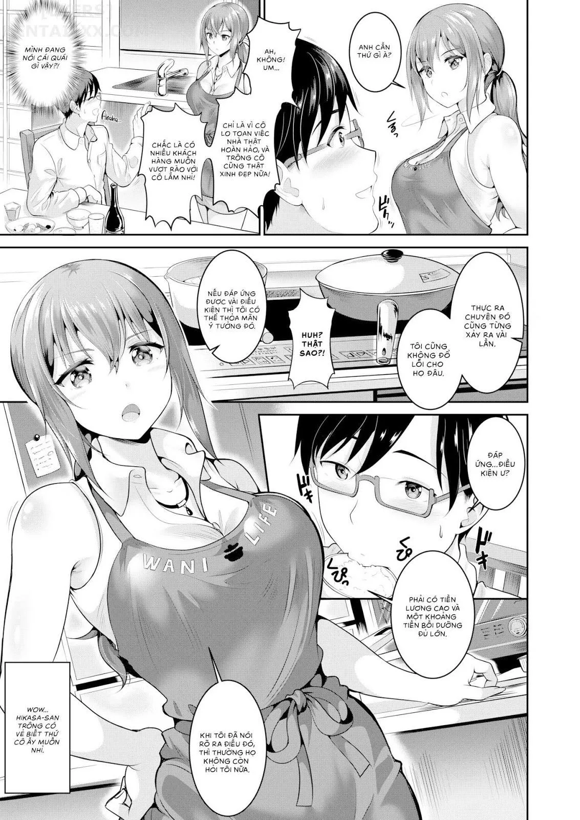 HentaiVN.net - Ảnh 4 - Please, Housekeeper of Mine - Chap 1