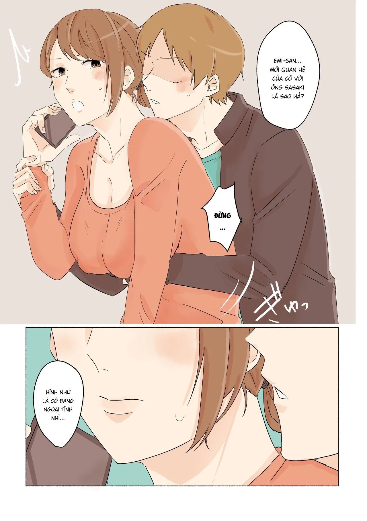 HentaiVN.net - Ảnh 10 - Yuujin no Dekapai Hahaoya o Netori - Chap 1