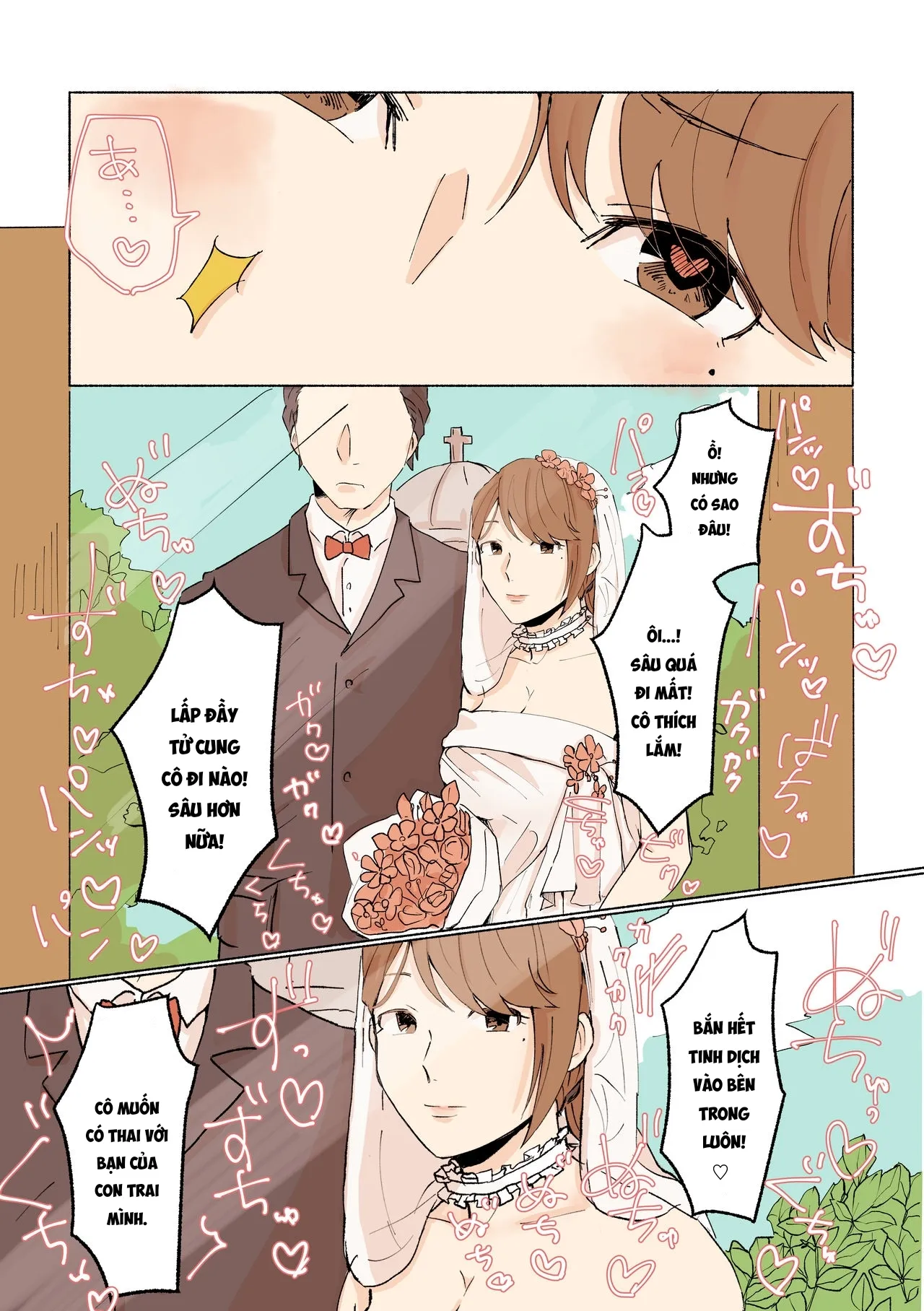 HentaiVN.net - Ảnh 26 - Yuujin no Dekapai Hahaoya o Netori - Chap 1