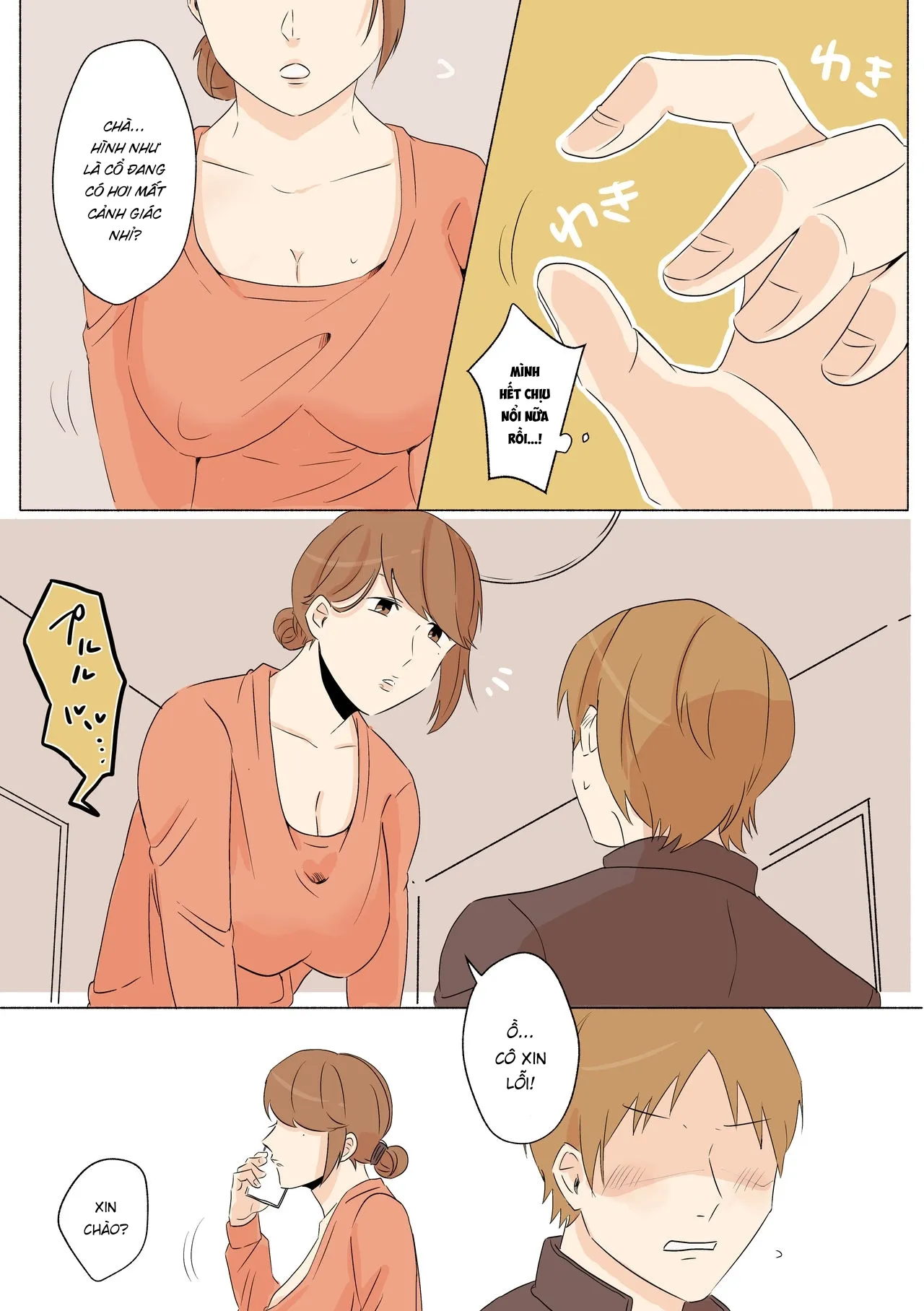 HentaiVN.net - Ảnh 8 - Yuujin no Dekapai Hahaoya o Netori - Chap 1