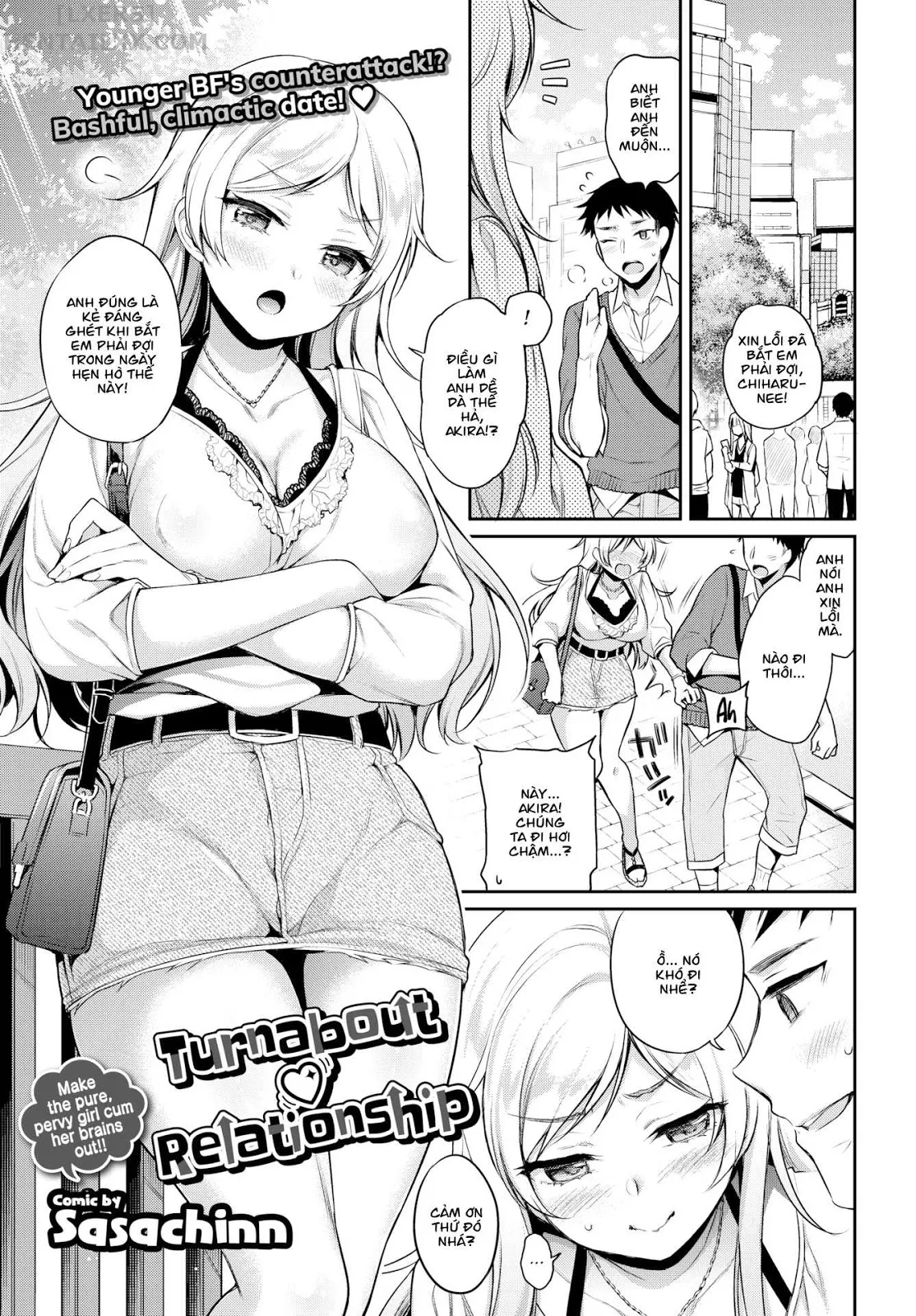 HentaiVN.net - Ảnh 4 - Turnabout ❤ Relationship - Chap 1