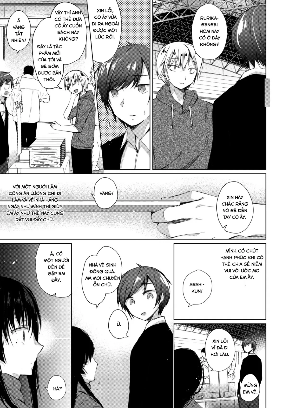 HentaiVN.net - Ảnh 10 - Ero Doujin Sakka no Boku no Kanojo wa Uwaki nante Shinai [She will never let me down] - Chap 1