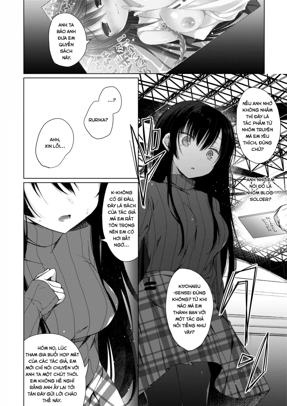 HentaiVN.net - Ảnh 11 - Ero Doujin Sakka no Boku no Kanojo wa Uwaki nante Shinai [She will never let me down] - Chap 1