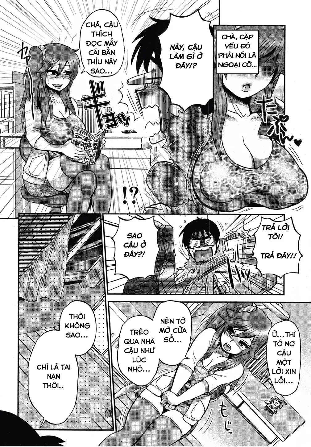 HentaiVN.net - Ảnh 4 - Naisho no Ota x Bitch - Chap 1