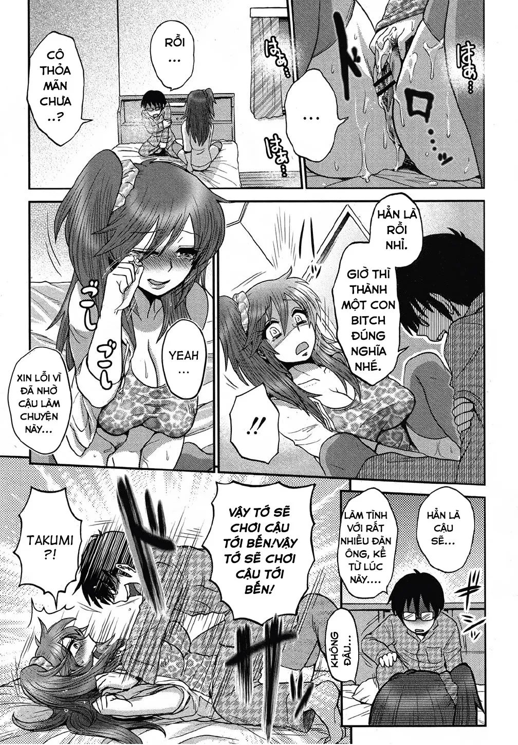 HentaiVN.net - Ảnh 9 - Naisho no Ota x Bitch - Chap 1