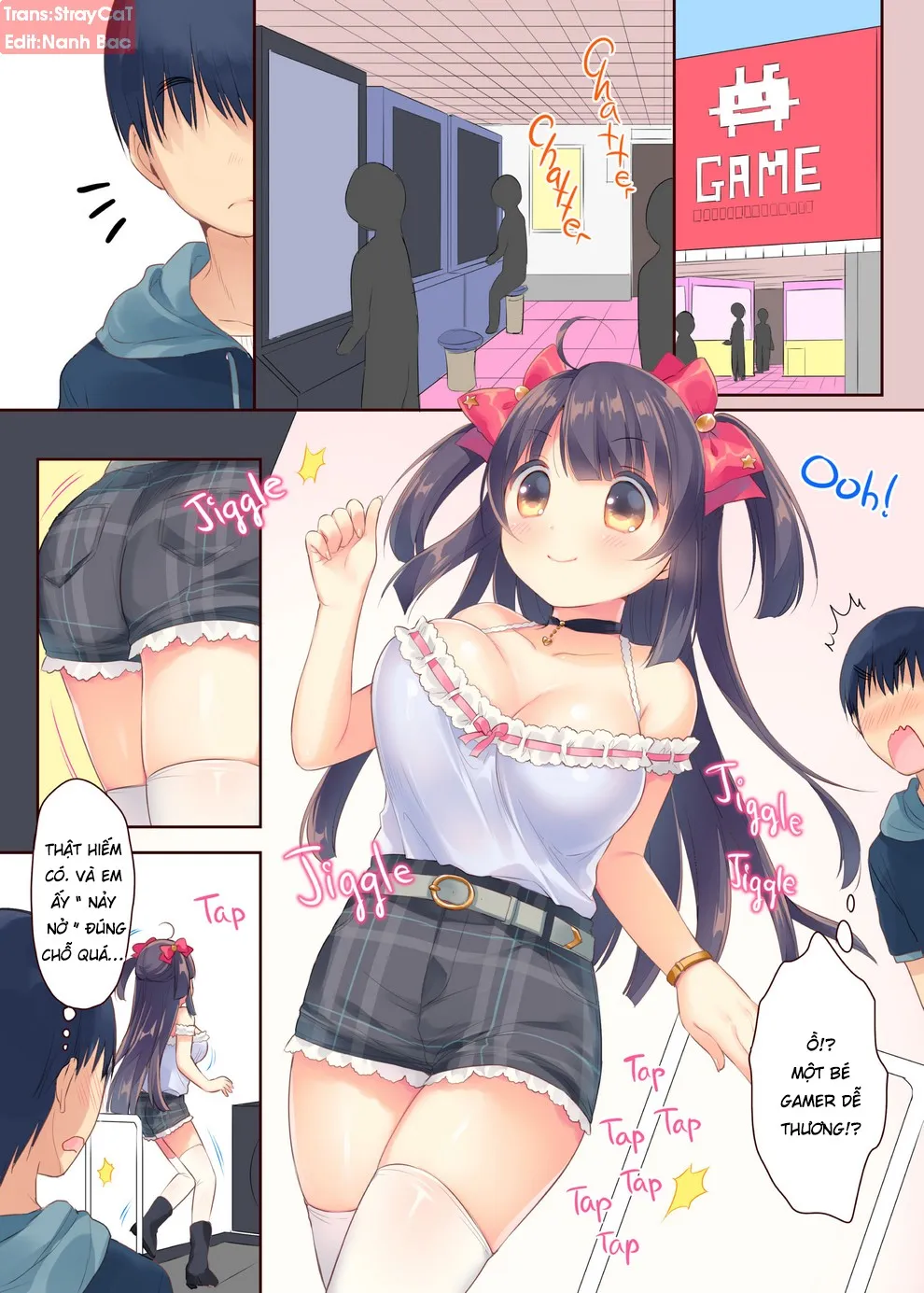 HentaiVN.net - Ảnh 3 - Arcade Princess And A Virgin Boy Who Make Out And Have Lovey-Dovey Baby-Making Sex - Chap 1