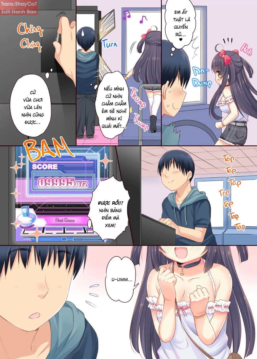 HentaiVN.net - Ảnh 4 - Arcade Princess And A Virgin Boy Who Make Out And Have Lovey-Dovey Baby-Making Sex - Chap 1