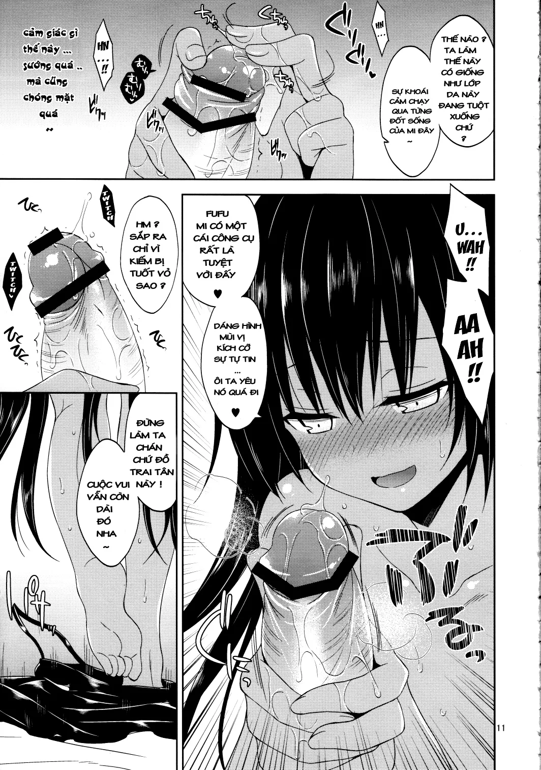 HentaiVN.net - Ảnh 12 - Omoshiroi, Watashi o Haramasete Miro [How Exciting, I Dare You to Impregnate Me] - Chap 1