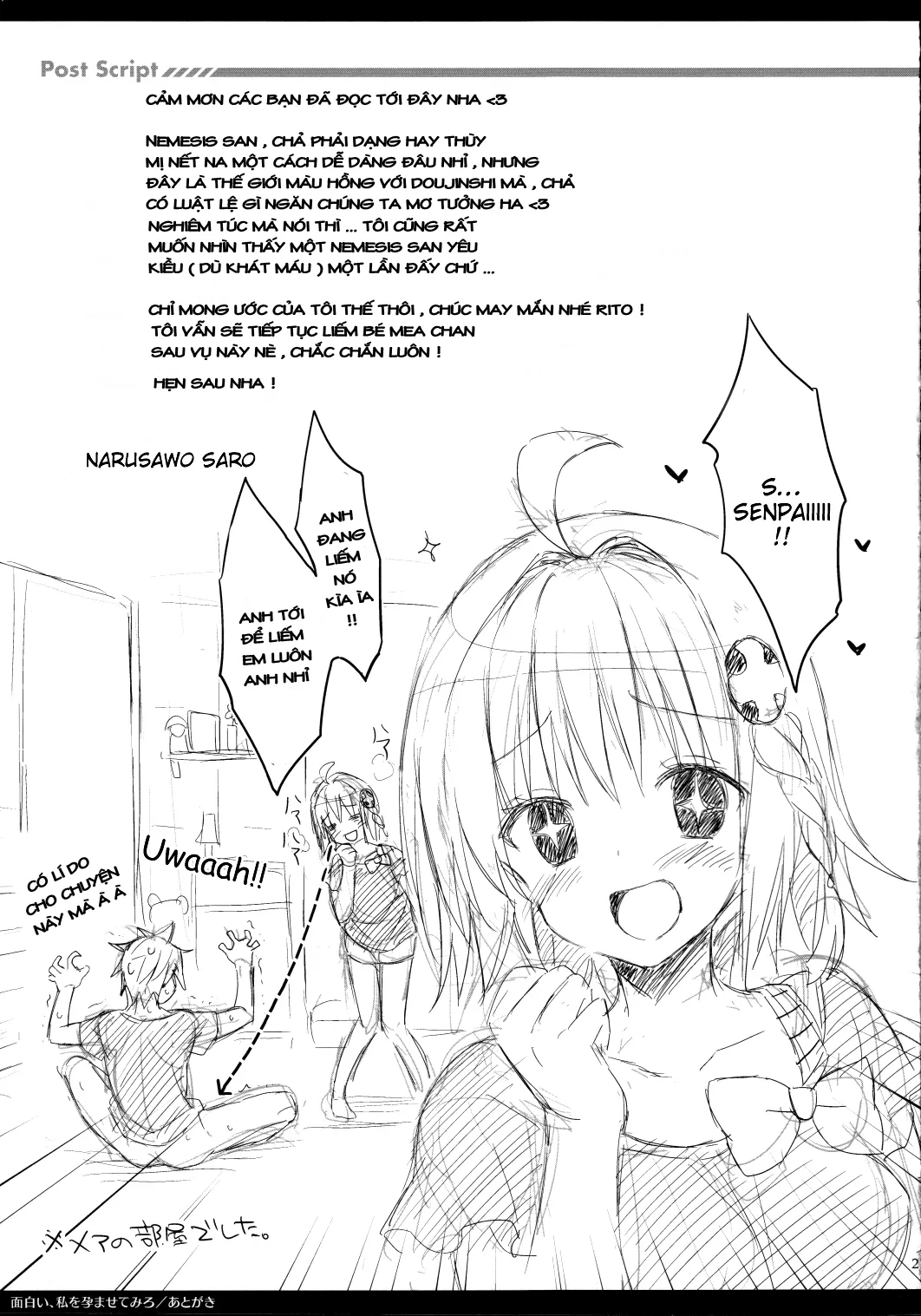 HentaiVN.net - Ảnh 22 - Omoshiroi, Watashi o Haramasete Miro [How Exciting, I Dare You to Impregnate Me] - Chap 1