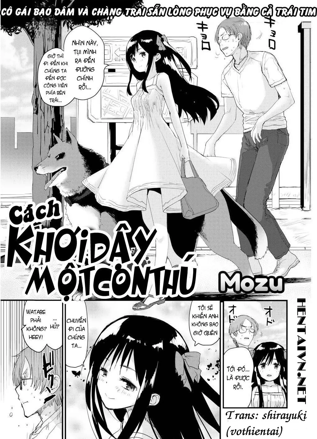 HentaiVN.net - Ảnh 3 - Làm sao để thức tỉnh con dã thú [Cách khơi dây một con thú, How to arouse a beast] - Chap 1