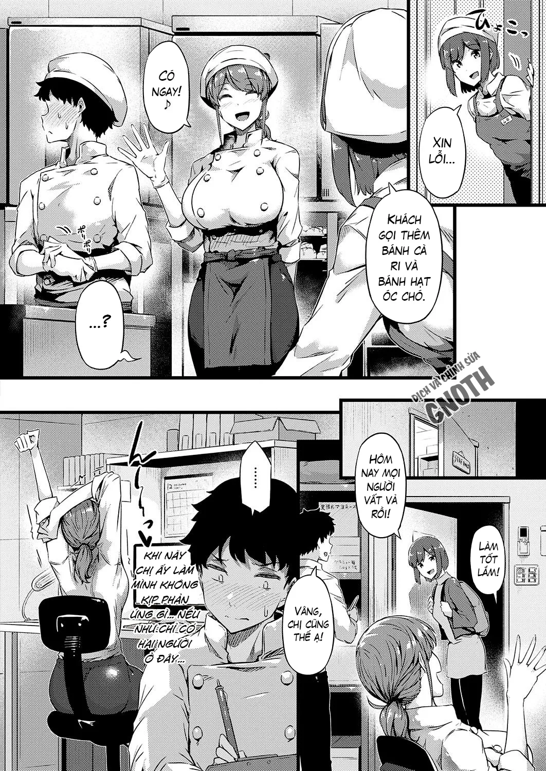 HentaiVN.net - Ảnh 7 - Panya no Adachi-san Bakery's Adachi-san - Chap 1