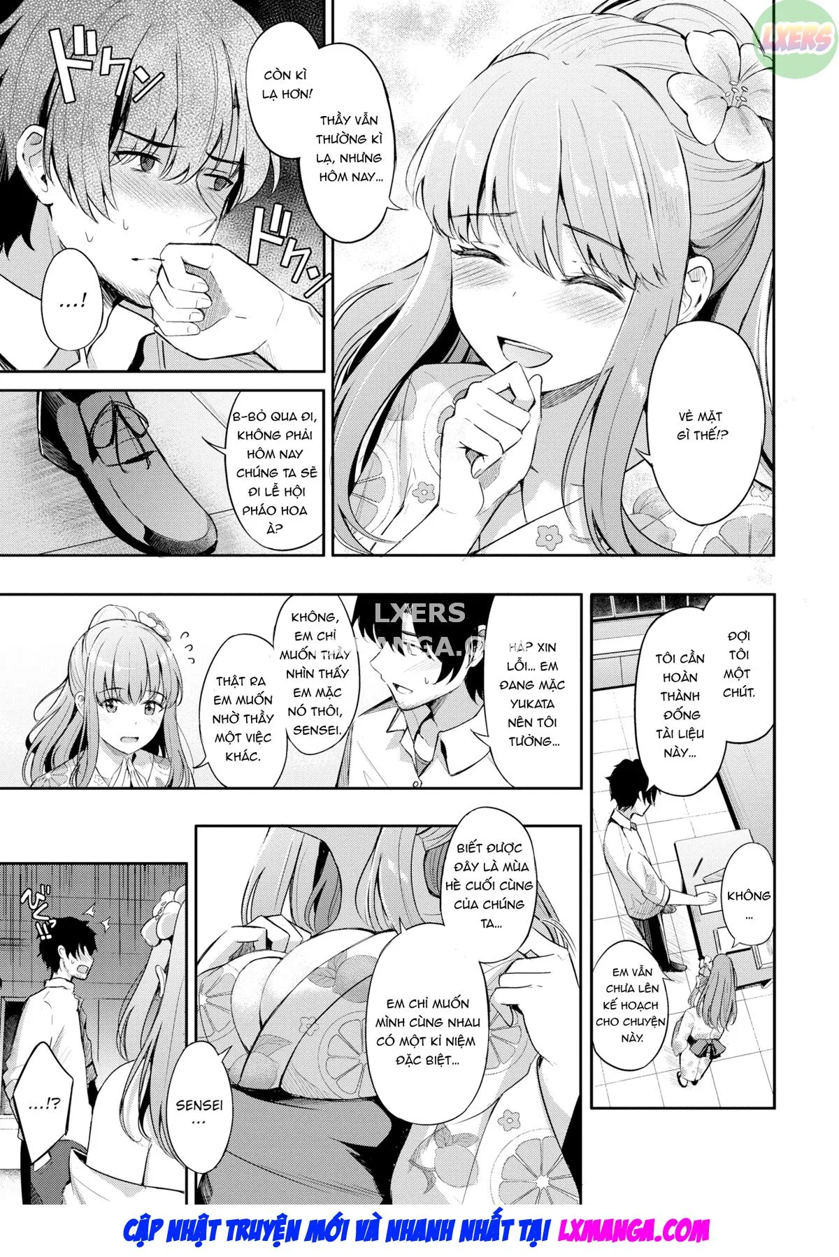 HentaiVN.net - Ảnh 10 - Koi no Kakikata - Chap 1