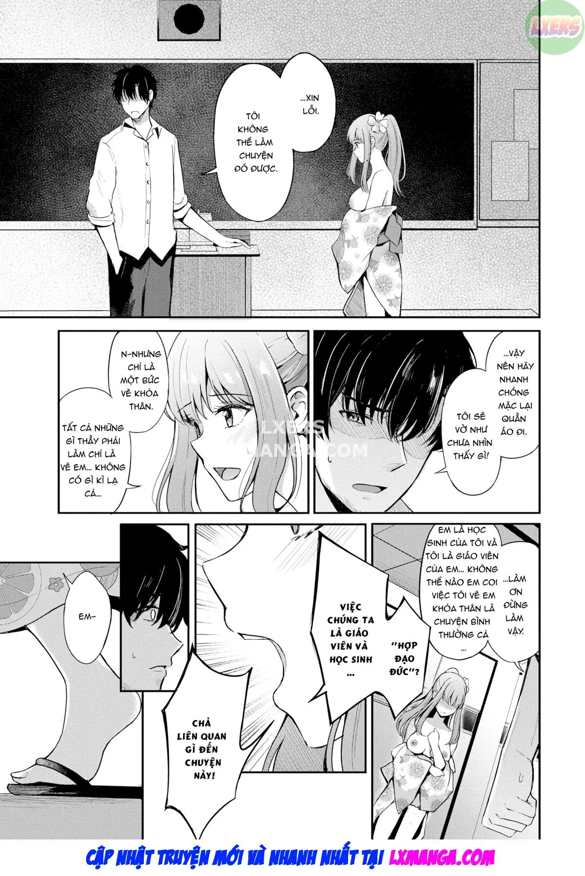 HentaiVN.net - Ảnh 12 - Koi no Kakikata - Chap 1