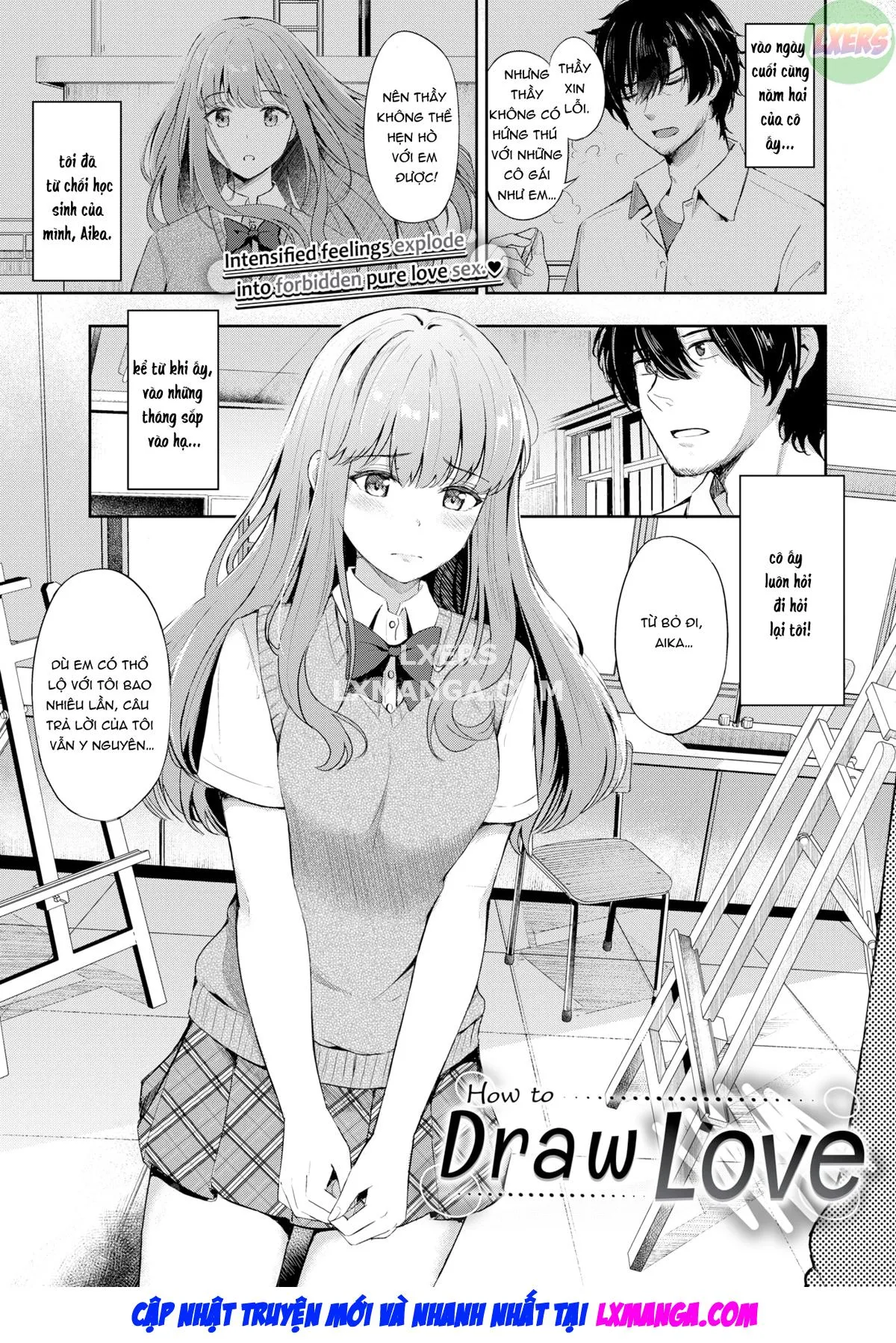 HentaiVN.net - Ảnh 2 - Koi no Kakikata - Chap 1