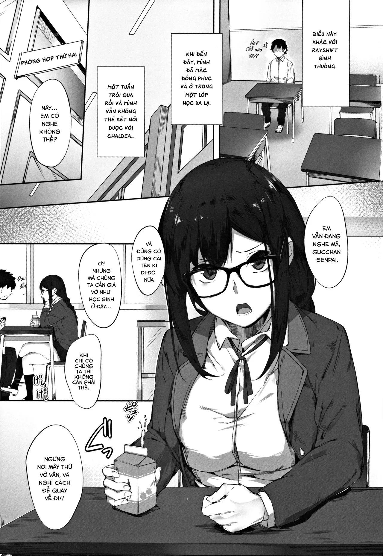 HentaiVN.net - Ảnh 3 - Gucchan-Senpai, I Can't Hold it Anymore!! - Chap 1