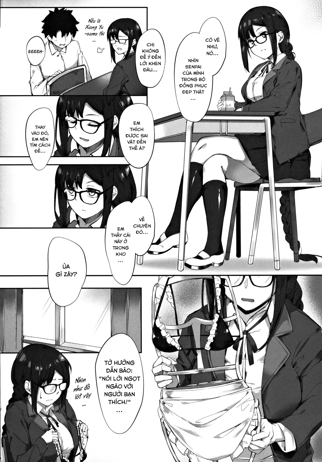 HentaiVN.net - Ảnh 4 - Gucchan-Senpai, I Can't Hold it Anymore!! - Chap 1
