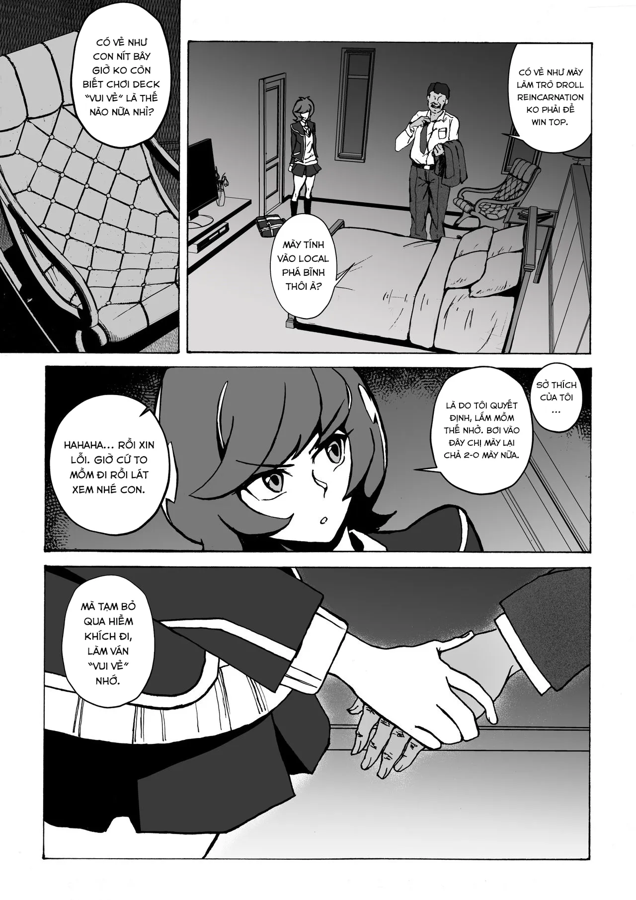 HentaiVN.net - Ảnh 6 - Compensated Dating JK and Impregnator Oji-san - Chap 1