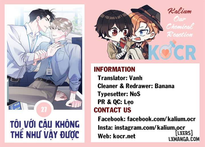 HentaiVN.net - Ảnh 33 - Tôi với cậu không thể như vậy được - Chap 25