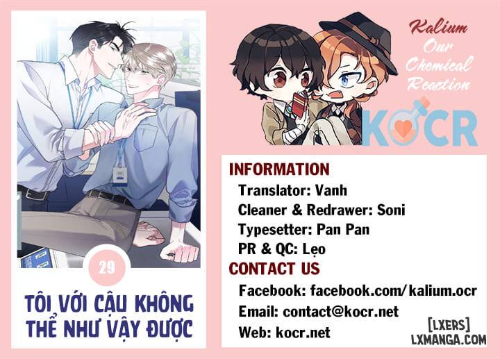 HentaiVN.net - Ảnh 32 - Tôi với cậu không thể như vậy được - Chap 31