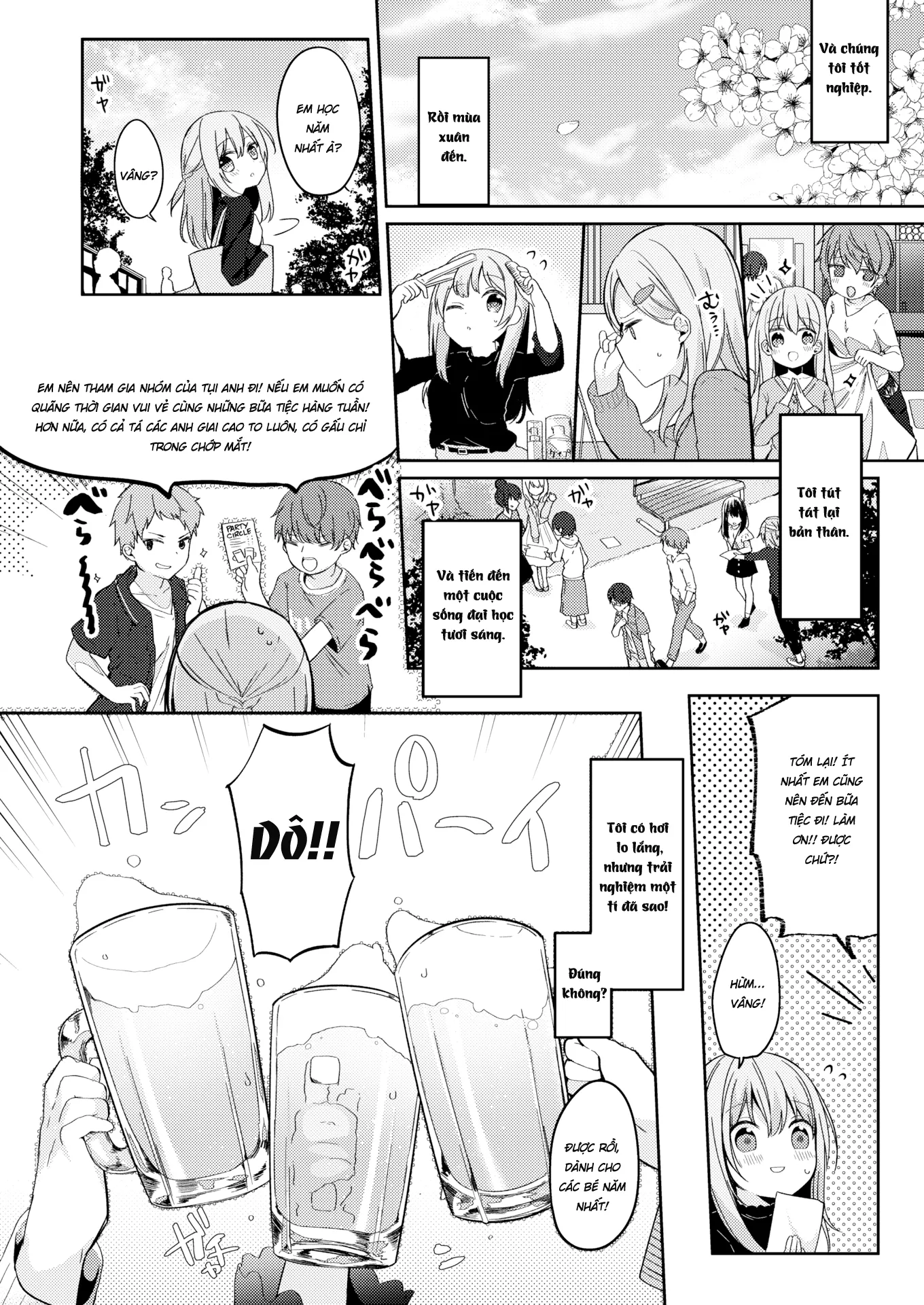 HentaiVN.net - Ảnh 3 - cô nàng ngây thơ - Chap 1