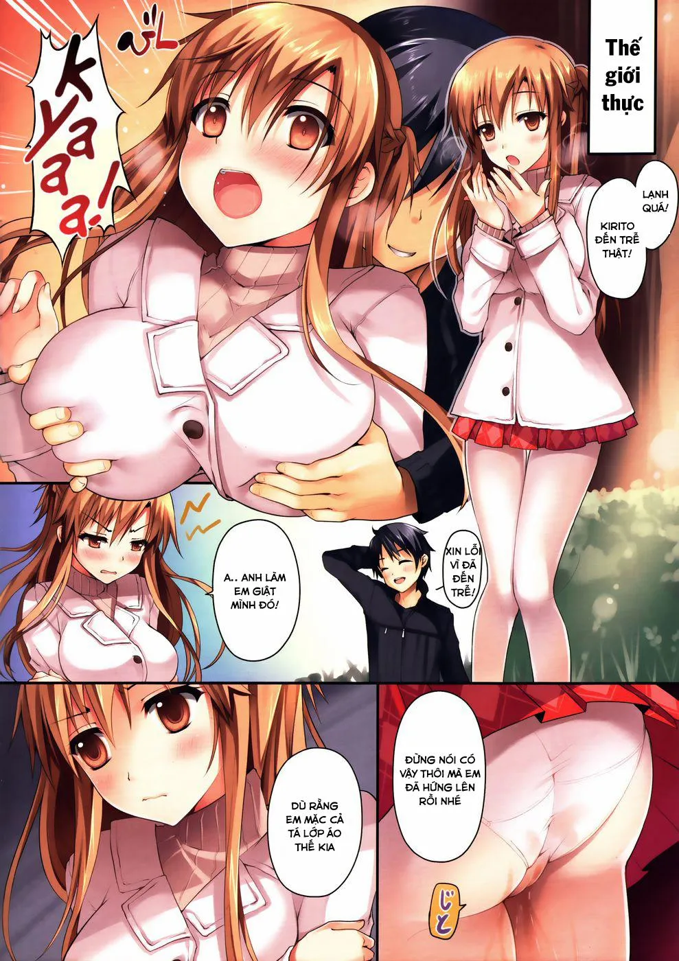 HentaiVN.net - Ảnh 6 - Bride's Practice (Sword Art Online) - Chap 1