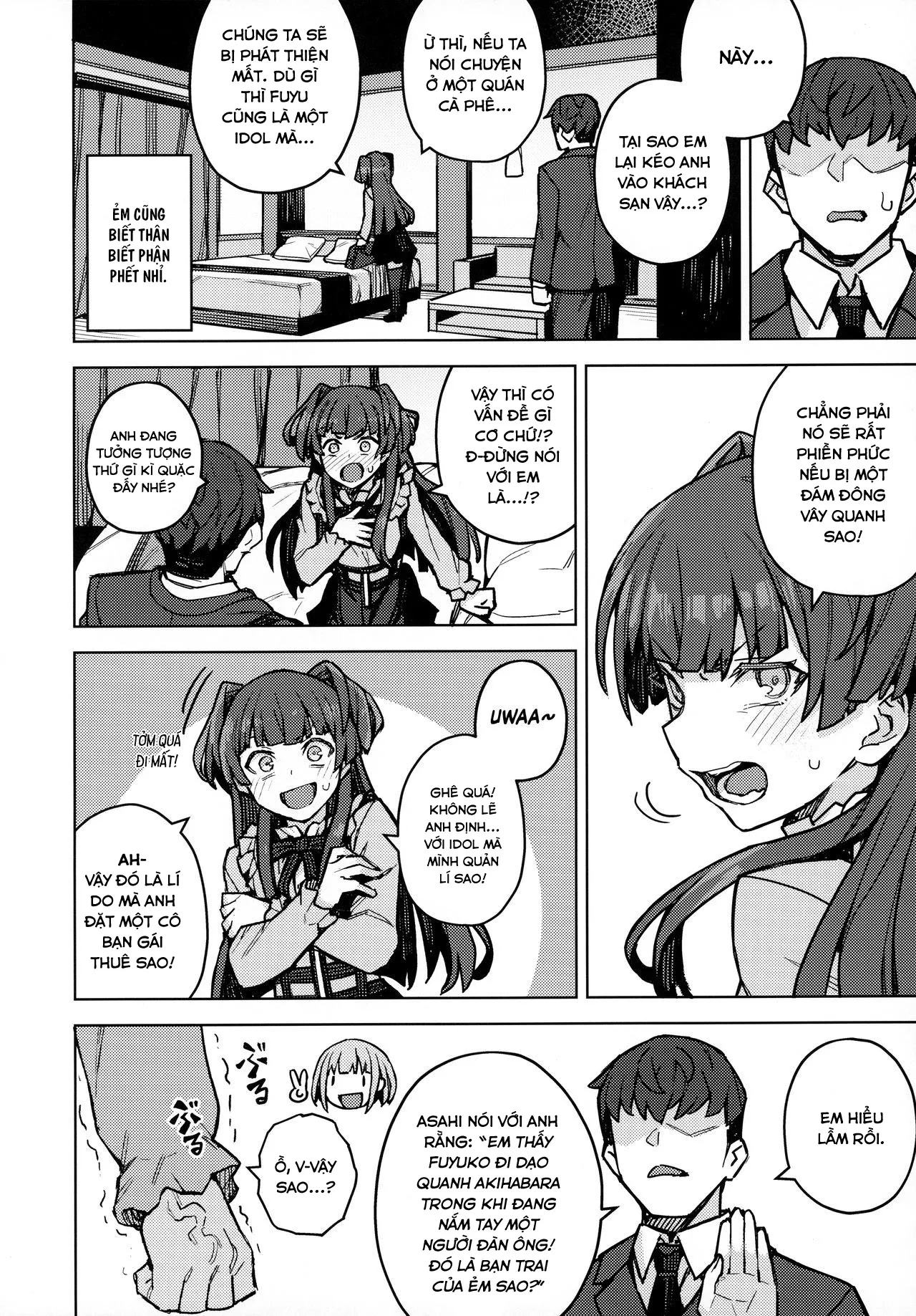 HentaiVN.net - Ảnh 6 - Mayuzumi Fuyuko Okarishimasu [Rent-A-Fuyuko] - Chap 1