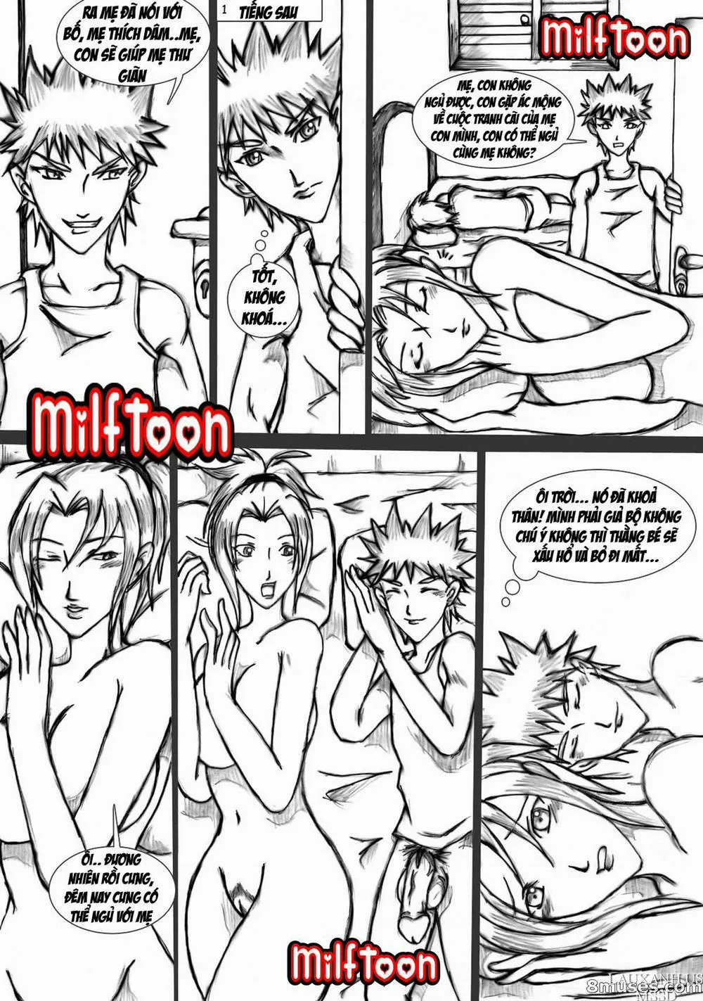 HentaiVN.net - Ảnh 7 - Resisting Mom - Chap 1
