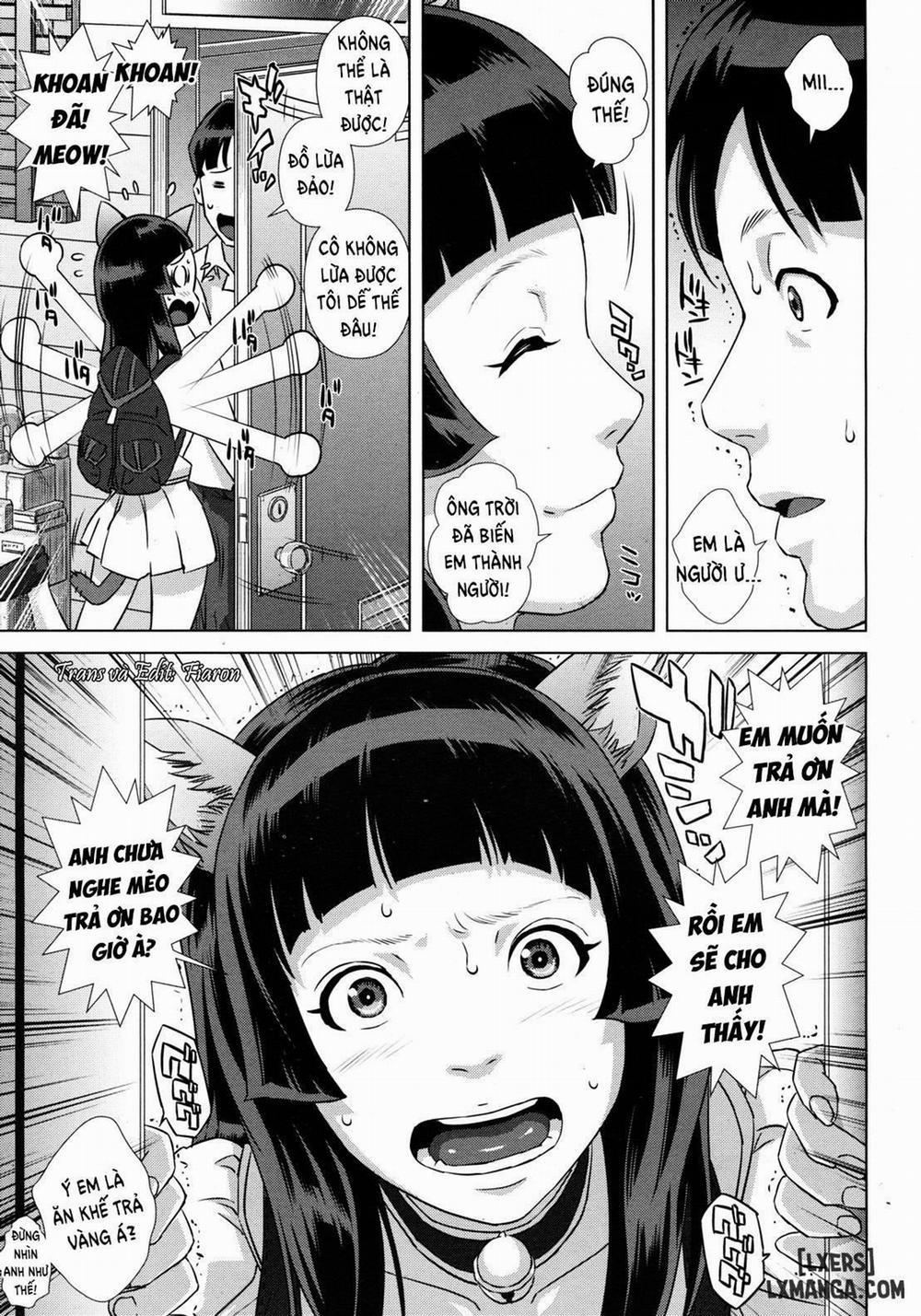 HentaiVN.net - Ảnh 3 - Kitten's Gratitude [Koneko no Ongaeshi] - Chap 1
