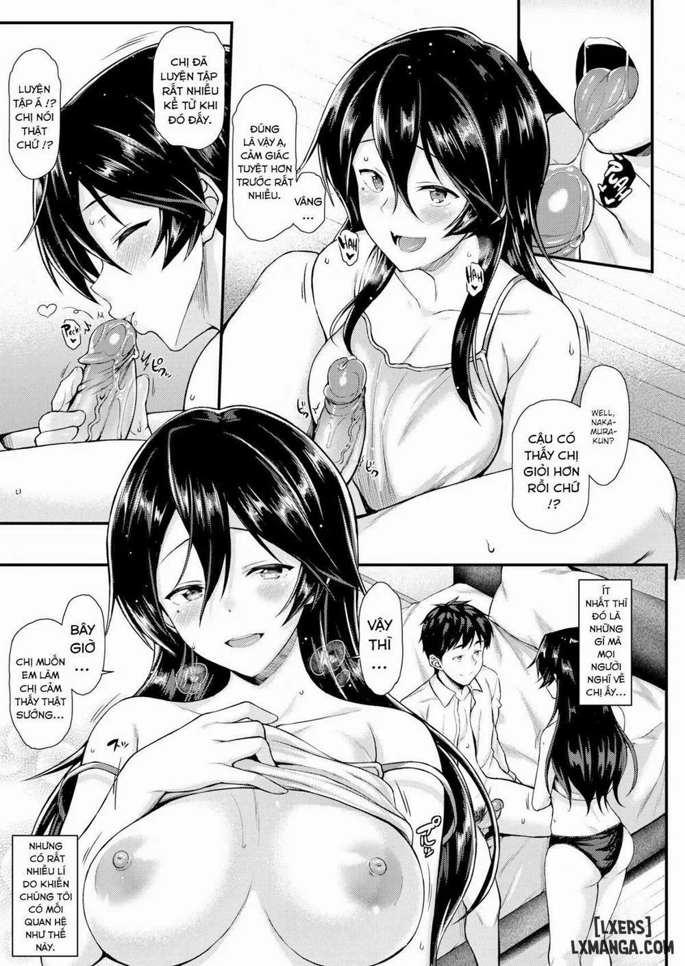 HentaiVN.net - Ảnh 3 - Cold Senpai & Hot Girlfriend - Chap 1