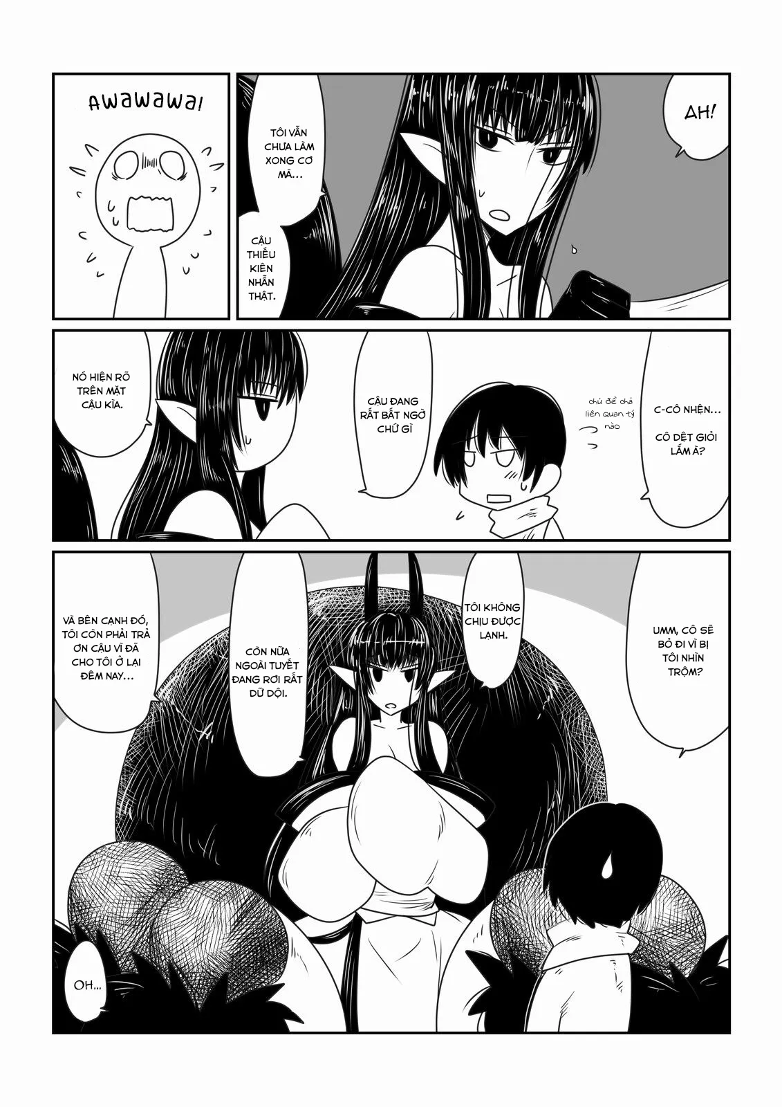 HentaiVN.net - Ảnh 5 - Kumo Onna-san no Ongaeshi. - Chap 1