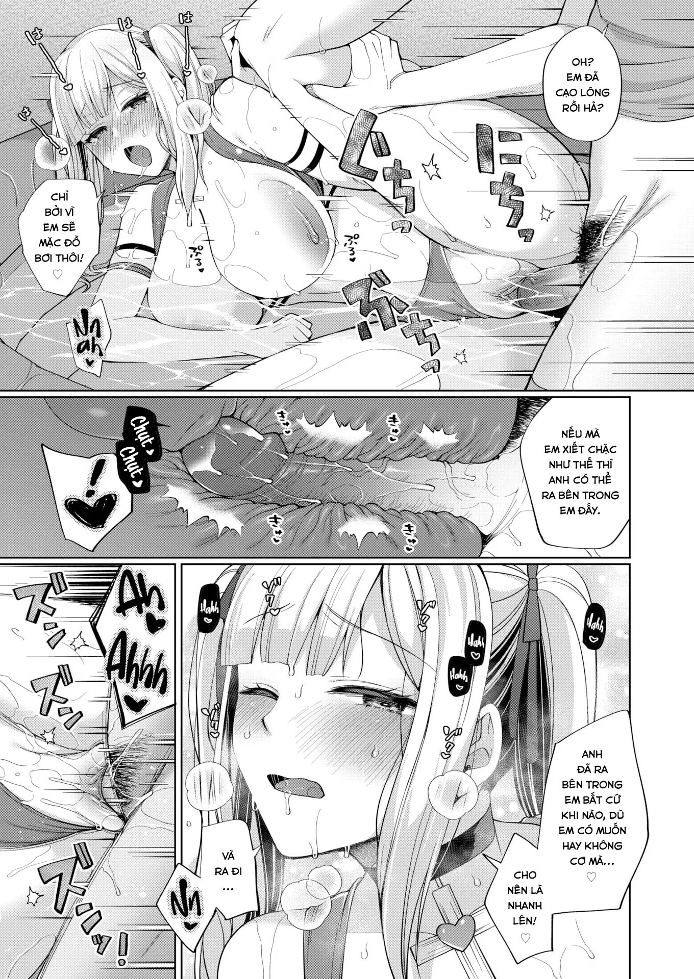 HentaiVN.net - Ảnh 4 - Bad Maid ❤ Service Summer Vacation! - Chap 1