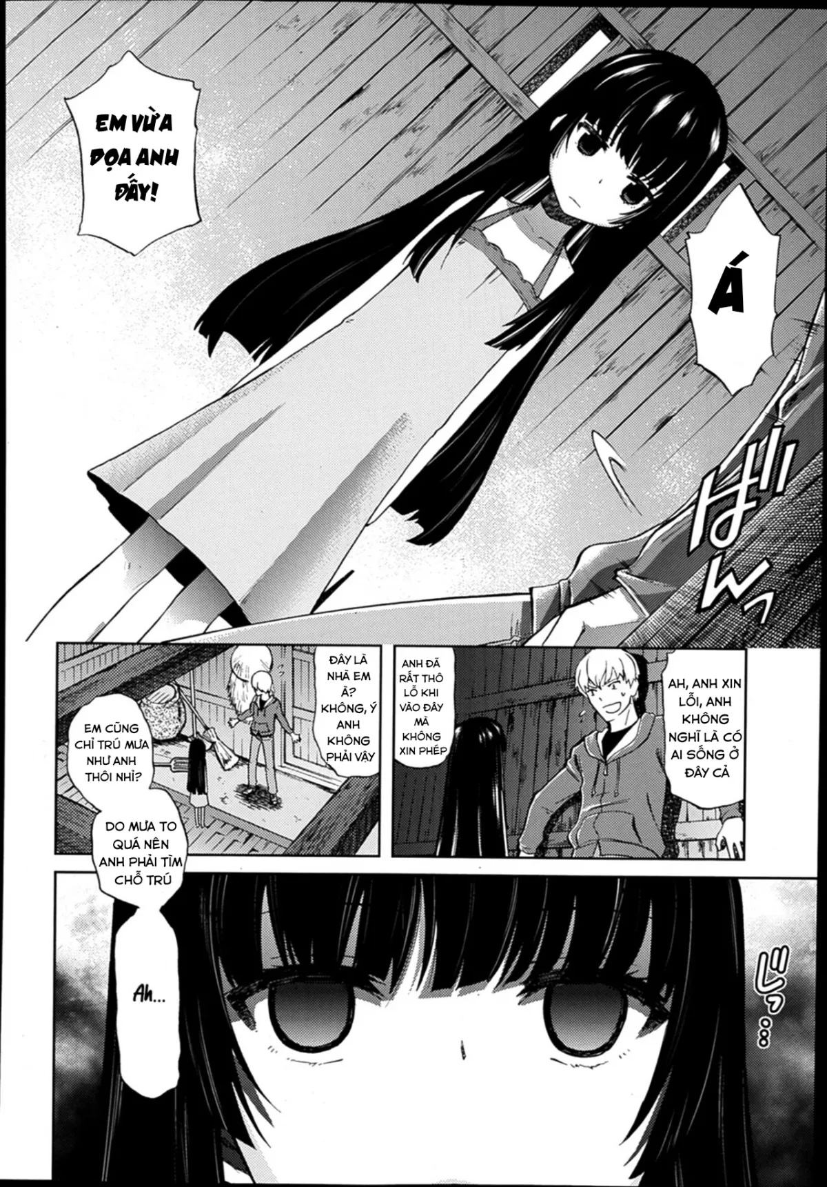 HentaiVN.net - Ảnh 3 - Chuyện ngày mưa [Rain shelter ; Amayadori] - Chap 1
