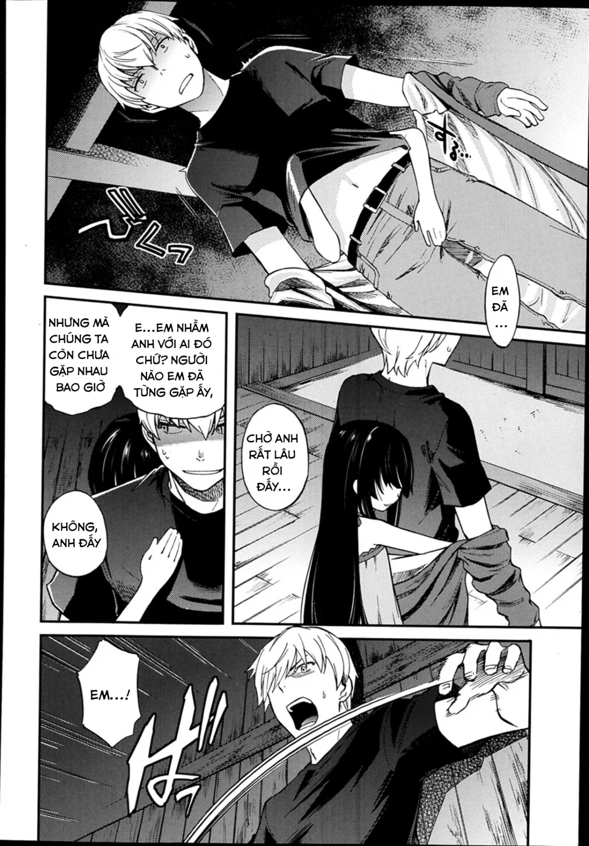 HentaiVN.net - Ảnh 5 - Chuyện ngày mưa [Rain shelter ; Amayadori] - Chap 1