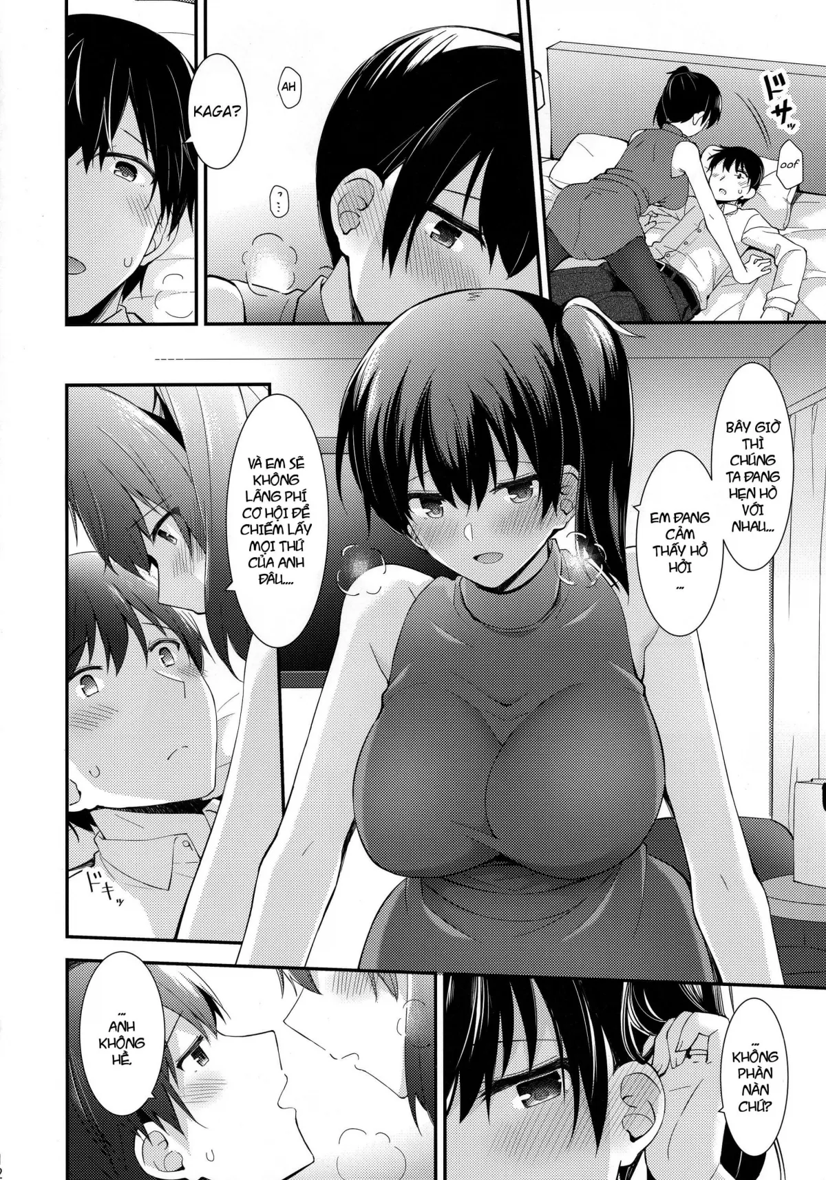 HentaiVN.net - Ảnh 13 - Một ngày hẹn hò qua đêm cùng Kaga [An Overnight Hotel Date With Kaga - 加賀と夜のホテルデート] - Chap 1
