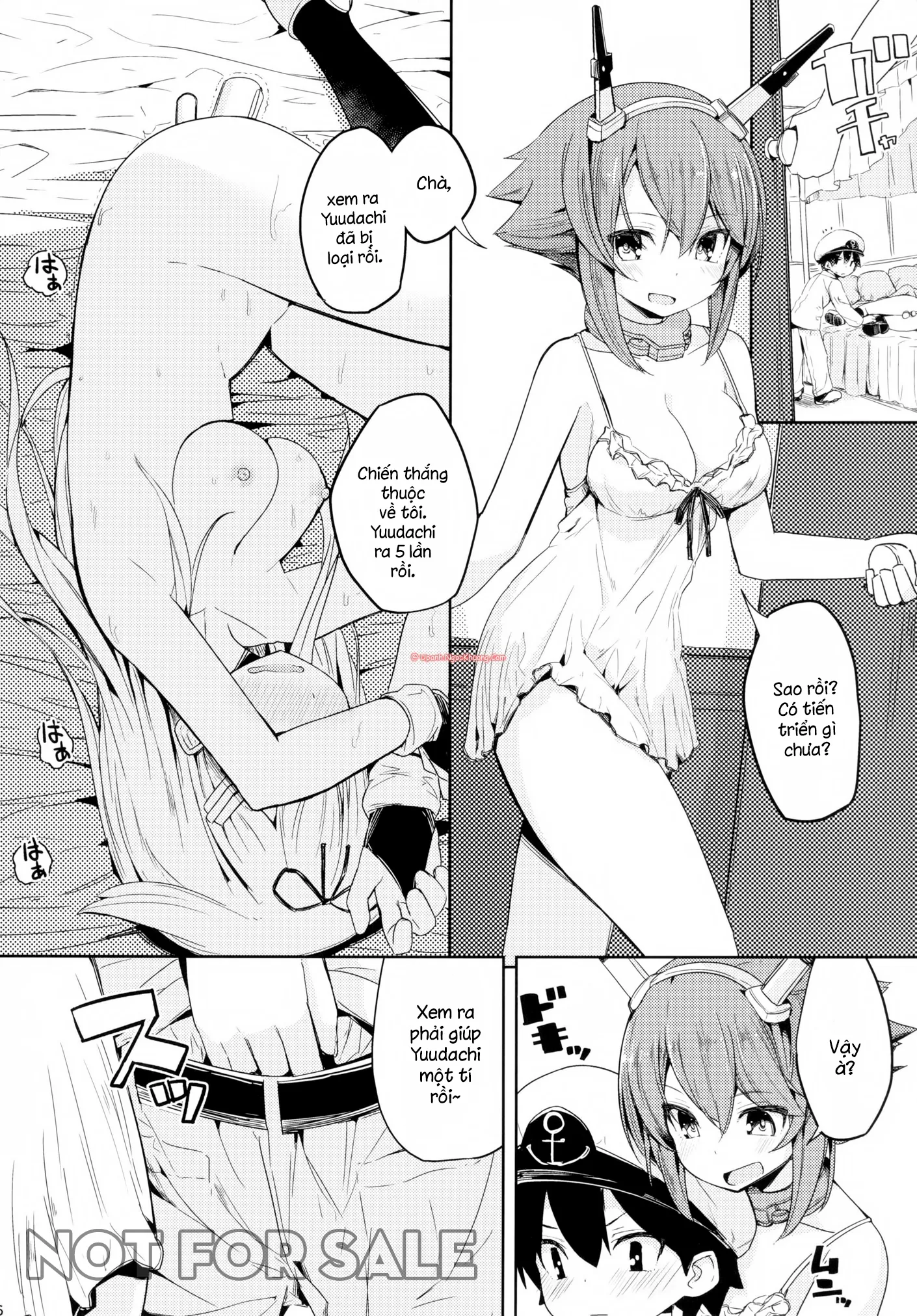 HentaiVN.net - Ảnh 17 - Yuudachi To Teitoku Ga H De Kenka (Kancolle) [夕立と提督がHで喧嘩] - Chap 1