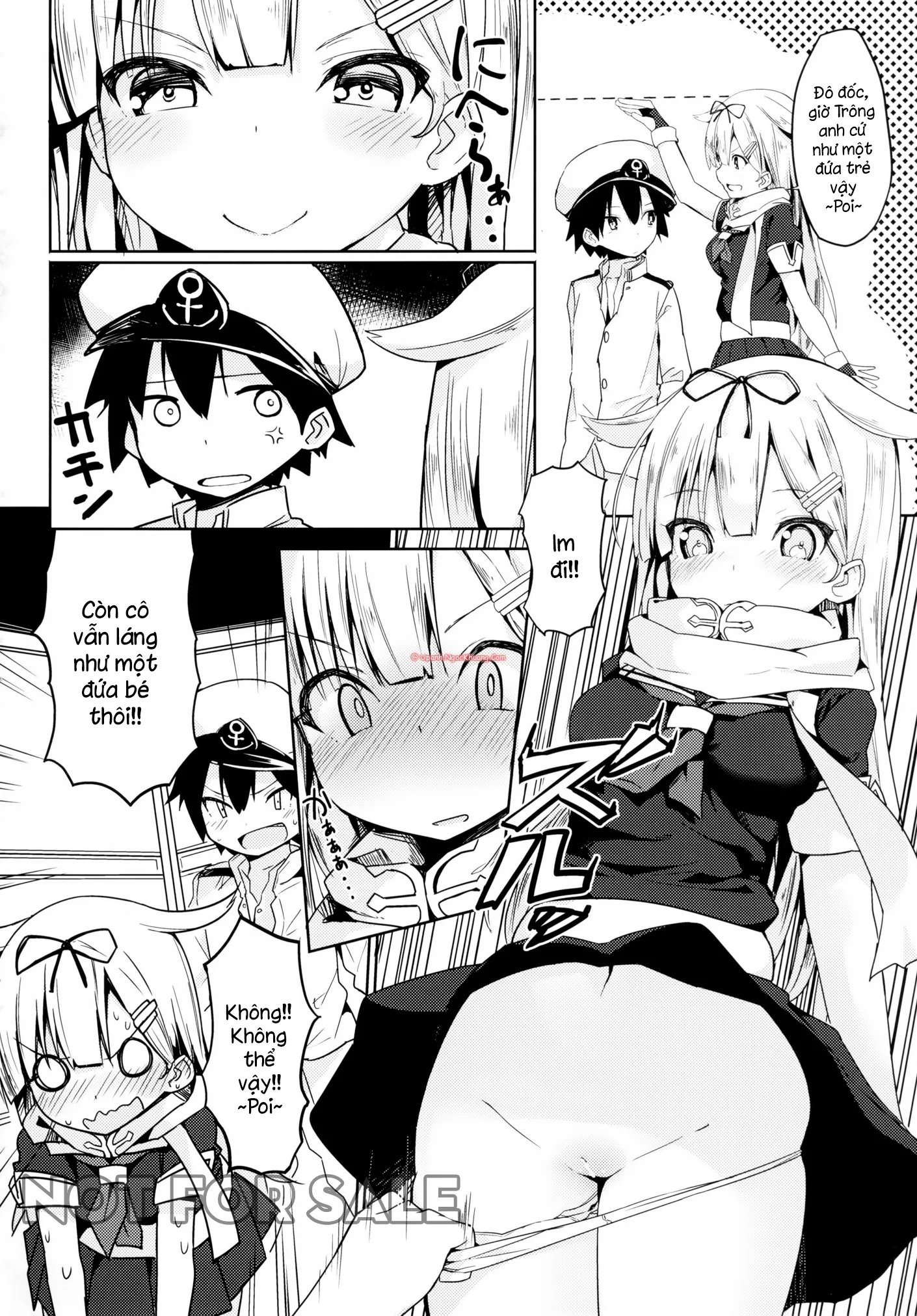 HentaiVN.net - Ảnh 3 - Yuudachi To Teitoku Ga H De Kenka (Kancolle) [夕立と提督がHで喧嘩] - Chap 1
