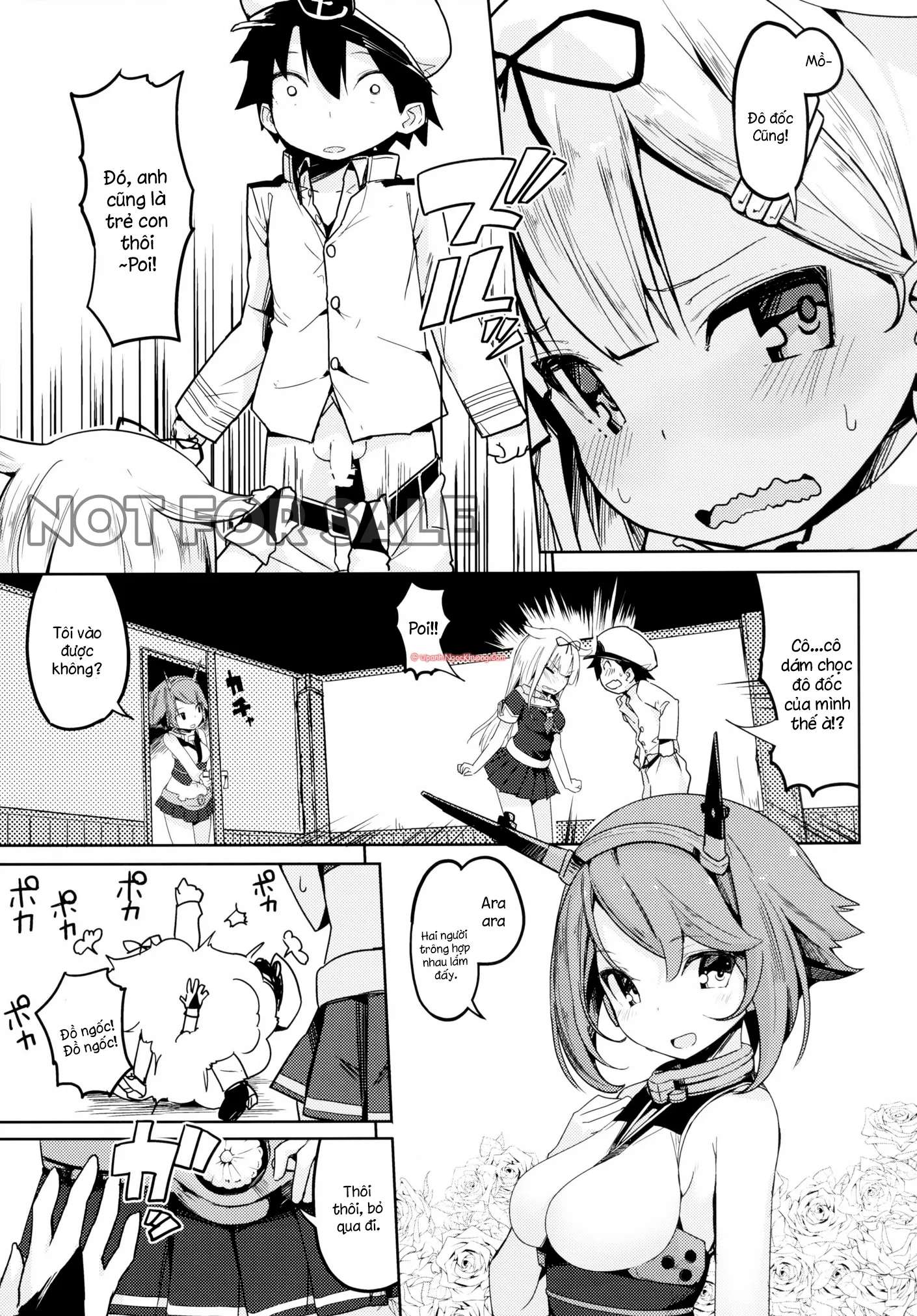 HentaiVN.net - Ảnh 4 - Yuudachi To Teitoku Ga H De Kenka (Kancolle) [夕立と提督がHで喧嘩] - Chap 1