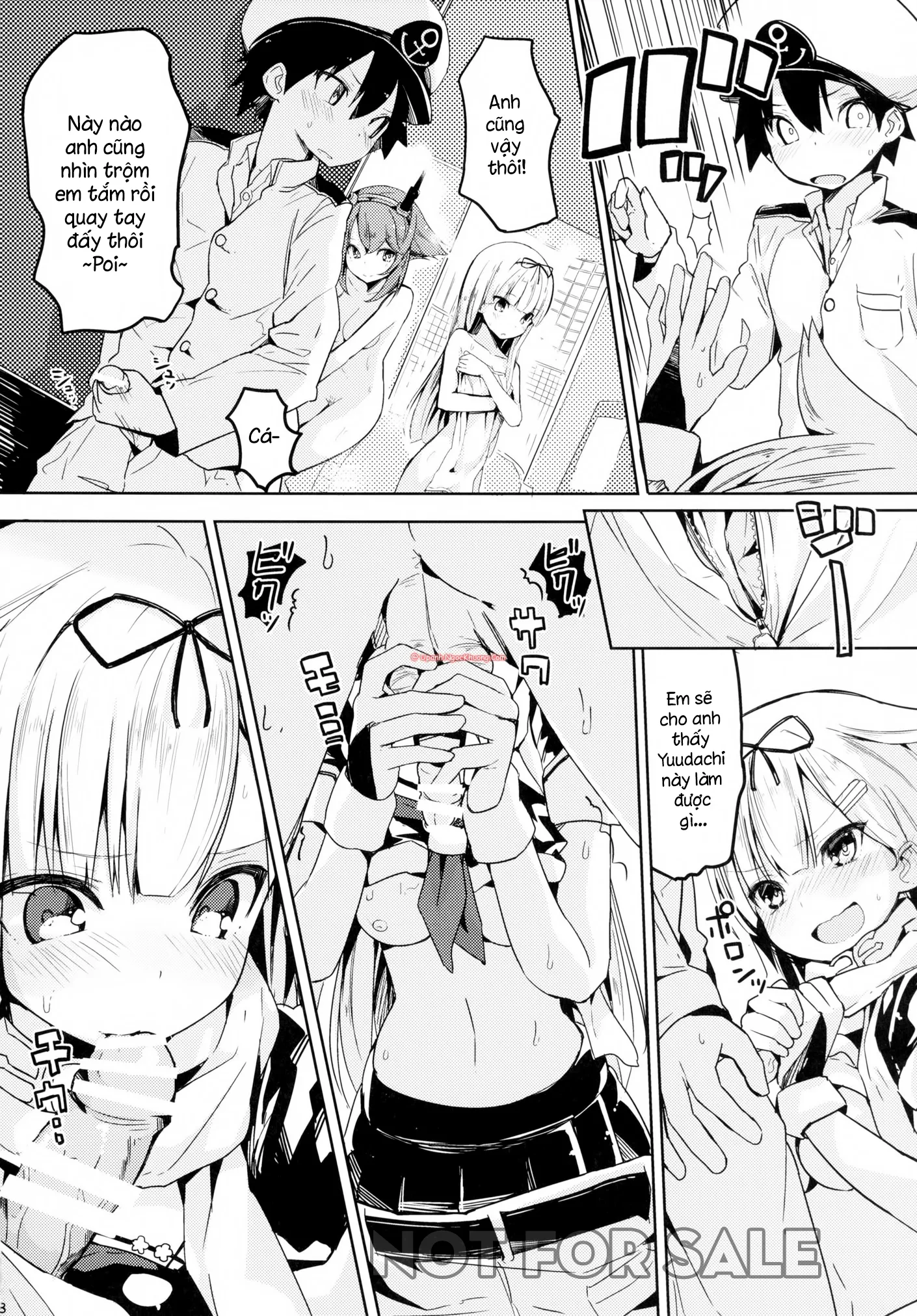 HentaiVN.net - Ảnh 9 - Yuudachi To Teitoku Ga H De Kenka (Kancolle) [夕立と提督がHで喧嘩] - Chap 1