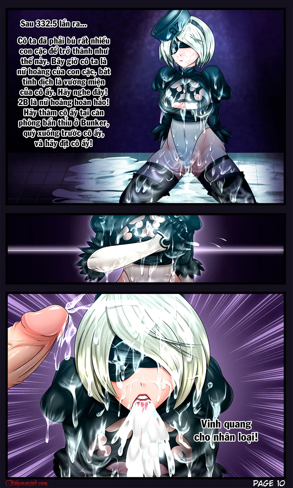 HentaiVN.net - Ảnh 12 - Nier Autofellatio 1 - Chap 1